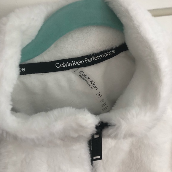 Cropped pull string performance sweater/ Calvin Klein - Picture 4 of 4